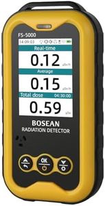 BOSEAN Geiger Counter Nuclear Radiation Detector, Radiation Dosimeter with 2.4 Inches TFT LCD Color Screen for Water, Food and Cosmetics, Rechargeable Handheld Beta Gamma X-ray, 0μSv-1000Sv