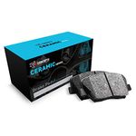 Front R1 Concepts Ceramic Series Brake Pad With Rubber Steel Rubber Shims