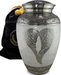 Loving Angel Urns for Human Ashes Adult Female - Cremation Urns for Human Ashes for Funeral, Burial & Niche - Cremation Urns for Adult Ashes - Large XL or Small Keepsakes