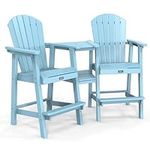 VINGLI Tall Adirondack Chairs Set o