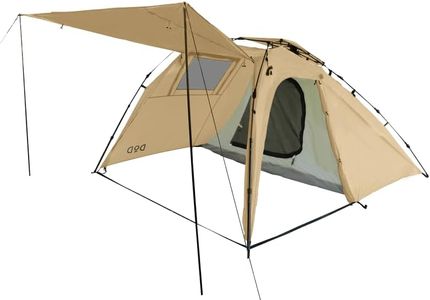 DOD Moto 1Pull Tent for Camping - Dome Camping and Backpacking Tents - 2 Person Hiking Tent for Backpacking - Waterproof pop up - Easy Instant Setup - Tan
