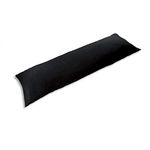 TAOSON Ultra Soft Microfiber Body Pillow Cover Pillowcase Pillow Protector Cushion Cover with Hidden Zipper Closure Only Cover No Insert (21x54 inches Fits 20 x 54 Pillows,21 x 54 Pillows), Black