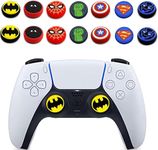 14Pcs Analog Thumb Grip Stick Cover, Wireless Controllers Game Remote Joystick Cap, Fantastic Non-Slip Silicone Handle Protection Cover for PS5/PS4/Xbox one/360/NS PRO