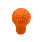 sourcingmap Orange Soft Silicone Nonslip Car Manual Gear Shift Lever Knob Cover