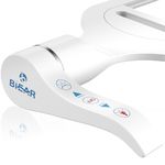 Bidet Attachment for Toilet Jet Spray Toilet Seat, 6mm Bidet Attachment Dual Nozzles Feminine/Rear Wash Cold Water for Women Men Senior Self Cleaning