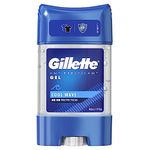 Gillette high perfomance anti-persprint clear gel Deodorant stick for Men | Underarm Roll on Anti Odour 70ml (Cool Wave)