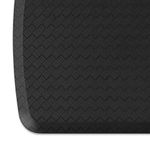 GelPro Elite Premier Gel & Foam Anti Fatigue Kitchen Mat, 20" x 48", Wicker, Black