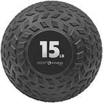 Champion Sports Rhino Fitness Slam Ball, 15 Pounds,Black