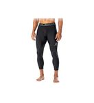 McDavid Compression Pants Tights. ¾-Length with Knee Support. for Basketball and Other Sports. Men and Women. Leggings Baselayer. (Black, Large)