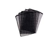 PREMIER PLANTS 5Pcs Zipper Nylon Mesh Filter Media Bag for Aquarium Garden Pond (Black)