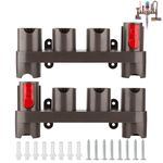 RTop Docking Station Accessory Holder Attachments Organizer for Dyson Gen5 V15 V12 V7 V8 V10 V11 SV10 SV11 Vacuum Cleaner Accessories Tools (2 Pack, 10 Storage Sockets)