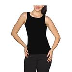 Enamor Women's Tank Top (Black, S)