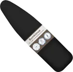 Bumkimue Ironing Board Cover and Pad, Standard Size 15x54 Inches, Blue Floral Pattern, Heavy Duty Padded, Elastic Edge, Scorch Resistant (Black)