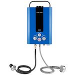 Tankless Water Heater, GASLAND Outdoors BE158L 1.58GPM 6L Portable Gas Water Heater, Energy-efficient Propane Water Heater for RV Camping Cabin Barn Boat, Overheating Protection, Easy Installation