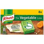 Knorr The Vegetable Stock Cube 8X, Gluten Free, 80 g (100402648)