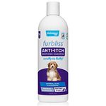 Vetnique Labs Furbliss Shampoo for Dogs with Itchy Skin, Hypoallergenic, Calming for Sensitive Skin Grooming Care Puppy Shampoo (Anti-Itch Shampoo)