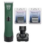 Masterclip Bedlington Terrier Cordless Dog Clippers – Rechargeable Professional Grooming Set with 3 x Premium A5 Blades (10, 7 & 5 Skip) - Suitable for Dogs with a Curly Thick Double Coat