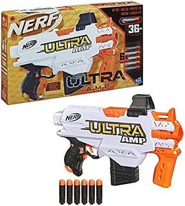 Nerf Lanzador motorizado Amp, Clip, 6, Compatible Solo con Dardos Ultra, Individual, Multicolor (Hasbro F0954U50)