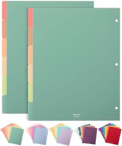 Mr. Pen- Binder Dividers, 6 Tab Dividers, Pack of 2 Sets (12 Dividers Total), Dividers, Plastic Dividers for 3 Ring Binder, Binder Dividers with Tabs, Binder Tabs, 3 Ring Binder Dividers