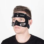 Qiancheng Nose Guard Face Shield, Protective Face Mask L2 Black with Silicone Padding