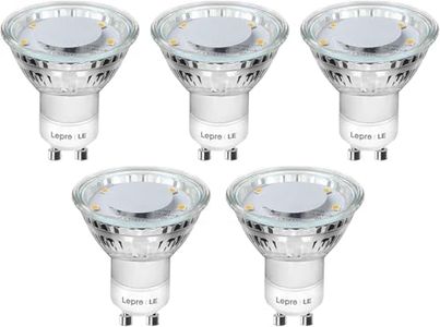 Lepro Ampoule GU10 LED, Blanc Chaud 2700K, 4W Équivaut à 50W Ampoule Halogène, 325lm, 100° Larges Faisceaux, Ampoules Spot GU10 Non-dimmable, Lot de 5