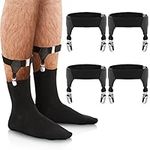 2 Pairs Men's Sock Garters Men's So