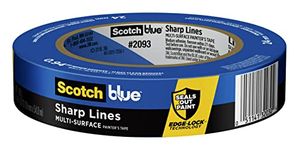 Scotch Painter's Tape 2093EL-24E ScotchBlue TRIM + BASEBOARDS Painter's Tape, 0.94-Inch x 60-Yard, 1 Roll, Width, Blue