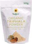 Snape's Organic Triphala Powder - 500 Grams, Gut Health, Digestion, Constipation Relief, Cleanse, Certified Organic