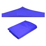 HACER Canopy Replacement Top Cover Roof for Gazebo Air Tent Popup Cloth Sun Shade Water Resistant Shelter Tent for Outdoor Picnic Terrace Garden (6.5X6.5ft, Blue)