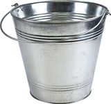 Heavy Duty Galvanised Steel Metal Bucket Pail with Handle (15L)