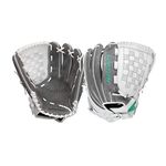 EASTON Fundamental Fastpitch Softball Glove, 12.5", RHT, Outfield/Pitcher Pattern, Woven Web, FMFP125