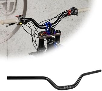 RUTU Handlebars for Surron Mid Riser,31.8mm Dirt Bike Handlebar 6061 Aluminum with Reducing Craft Fits Surron Light Bee Talaria Sting Electirc Motorcycle-Black