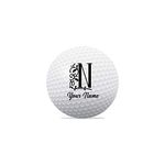 Gingercrush Customize Personalized Golf Balls Practice Golf Balls for Training Range | Name and Initial (Set of 3) Golf Ball | Range Golf Ball