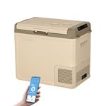 Alpicool GE50 50L Car Fridge Freezer Portable Compressor Car Refrigerator 12/24V Electric Cooler for Camping, Road Trip, Picnic, Down to -20℃