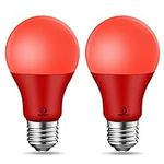 Energetic A19 Red Light Bulbs, 3W E