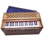 FASHERATI MUSICALS HARMONIUM 9 STOPPER, CHUDIDAAR BELLOW, 42 KEY, TWO REED, BASS MALE, KAPLER, HARMONIUM WITH COVER DIWALI SPECIAL DISCOUNT OFFER. (DARK CREAM), MUSIC INSTRUMENTS