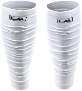 Loudmouth Football Leg Sleeves (White, One Size)