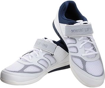 Nordic Lifting Weightlifting Shoes Compatible for Crossfit & Gym - Men's Sneakers - VENJA (White, 11 US)