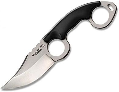 Cold Steel Double Agent Series Fixed Blade Knife with Sheath, Double Agent II