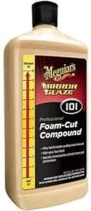 Meguiar's M10132EU Mirror Glaze Foam-Cut Compound Schleifpolitur, 946ml