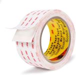 3M Double Sided Tape 2in X 9.85ft，Heavy Duty Removable Mounting Tape, Picture Hanging Adhesive Strips