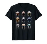 Star Wars The Mandalorian Battle Worn Helmets T-Shirt