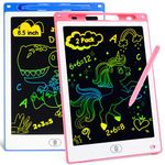 Gralal Kids Toys for 2 3 4 5 6 Year Old Boys Girls Gifts, 2 Pack 8.5inch Erasable LCD Drawing Tablet for Kids Gifts for 3 4 5 6 7 Year Old Boy Girls, LCD Writing Tablet Pad Boys Girls Toys Age 4 5 6 7