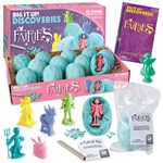 MindWare Dig It Up! Discoveries Fairies - Kit Includes 12 magic stones, chiseling tool and instructions - Toys for Girls, Ages 4 and Up