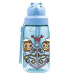 LAKEN OBY Kids Tritan Children's Bottle, OBY Cap with Straw 0.45 L Miconauticos