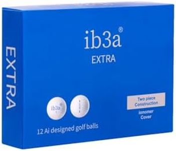 ib3a Extra Golf Balls, Extra Soft, Extra Distance White, (1 Dozen)