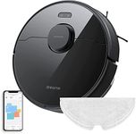 Dreame D9 Max Robot Vacuum Cleaner and Mop, 4000Pa Strong Suction, Vacuum Robot Sweep and Mop 2-in-1, 150min Runtime, Multi-floor Mapping, Lidar Navigation, Alexa/App/WIFI Control