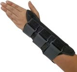 OrthoCure Carpal Wrist Brace Night Support, Stabilize Your Wrist & Hand, Enhance Daily Functionality with Mesh Fabric, Support for Arthritis, Carpal Tunnel Syndrome - Large Left Hand