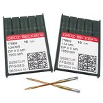 GROZ-BECKERT Needle in CKPSMS Clear Plastic Box-20 Groz Beckert 134MR 1955MR DPX5MR Long-Arm Quilting Machine Needles (20PCS Groz-Beckert-134MR 18/110)