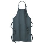 Star and Stripes Apron chef Dark Grey Apron 65% Polyester, 35% Cottons Dark Grey free size long apron